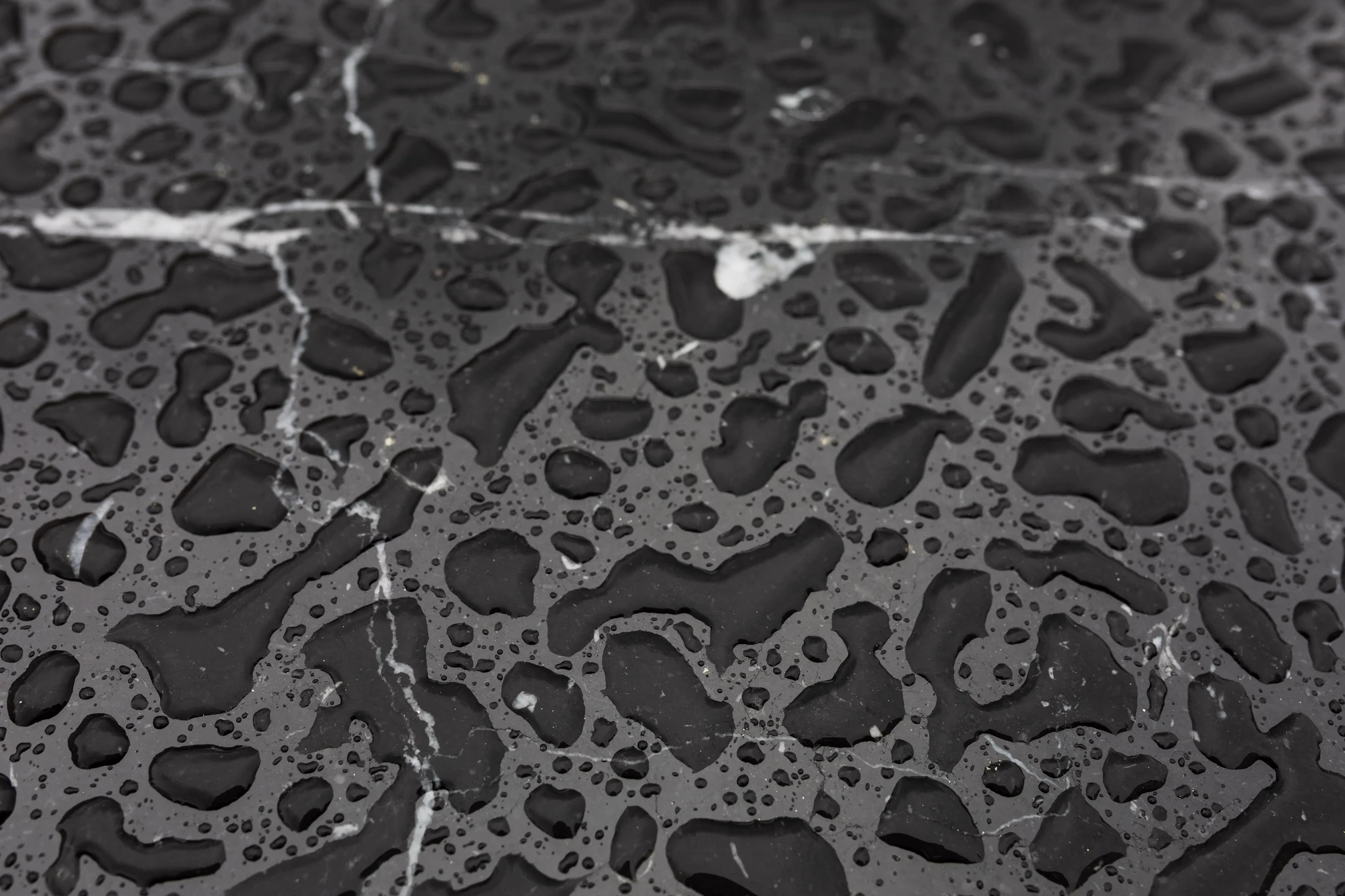 Luxury marble texture with water droplets